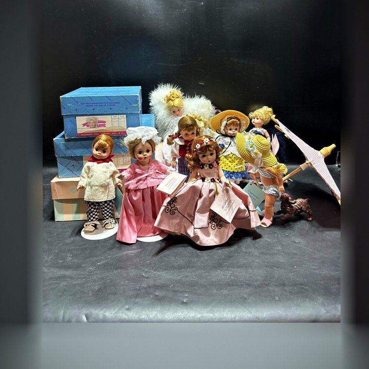 Madame Alexander Collectible Dolls With Boxes