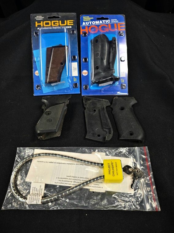 Hogue Pistol Grips and Gun Lock Assortment