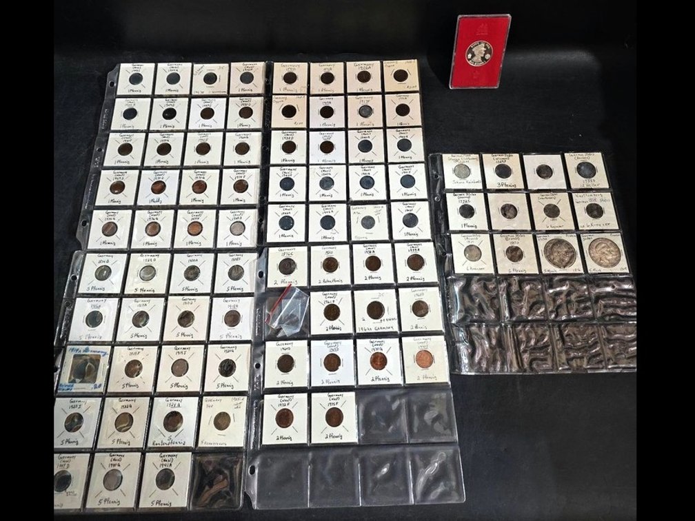 German Pfennig Coin Collection, 19th–20th Century