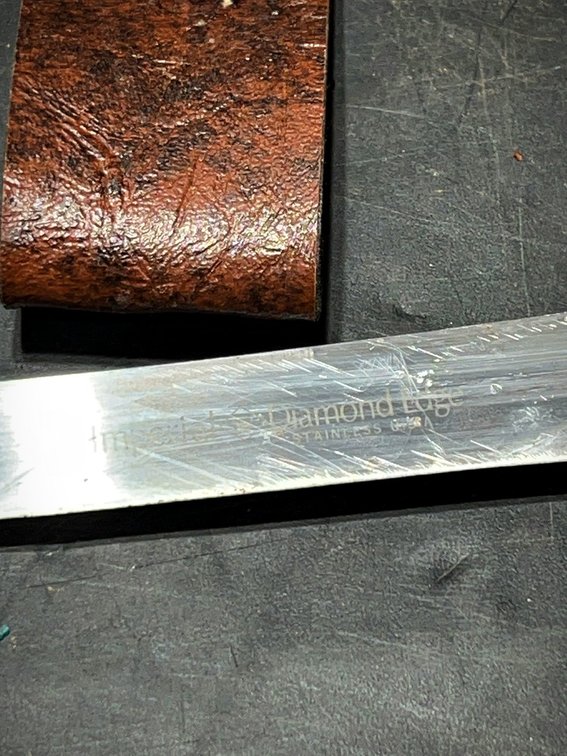 Imperial Diamond Edge Fixed Blade Knife & Sheath