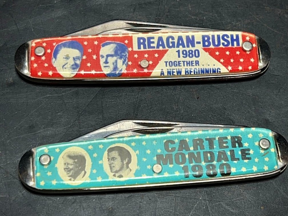 1980 Reagan-Bush & Carter-Mondale Campaign Knives