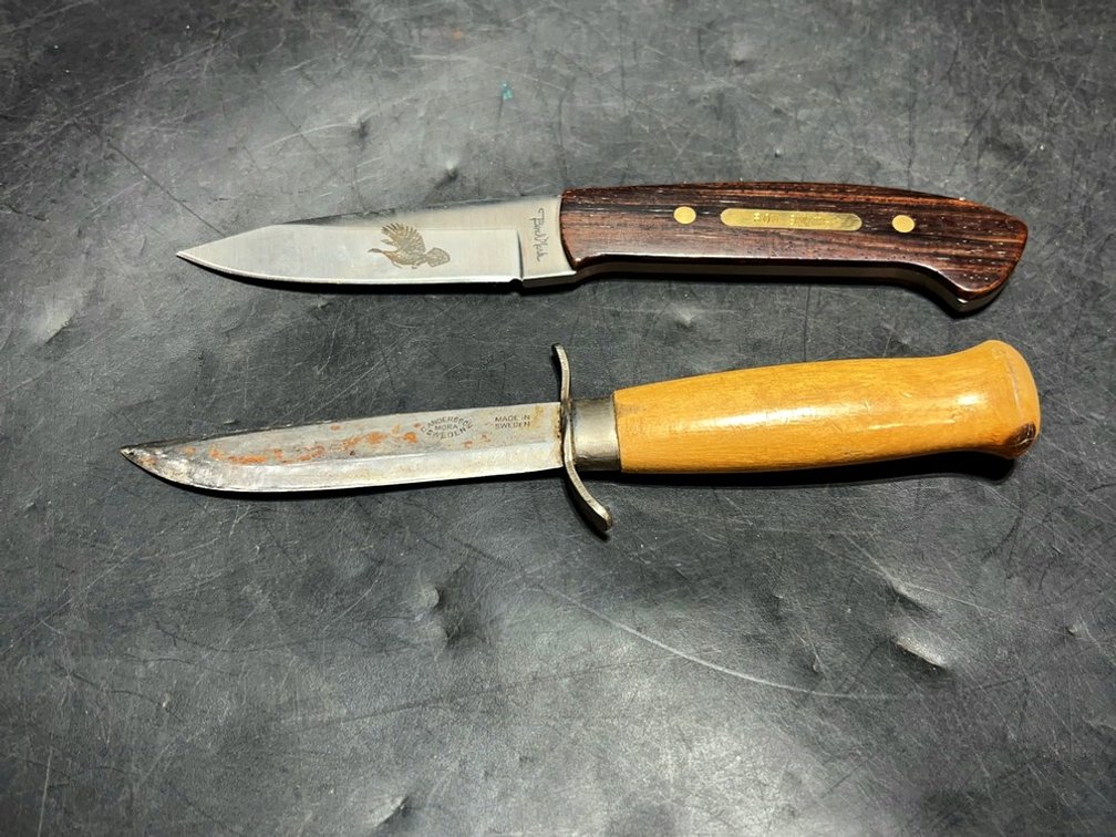 Pair: Andersson Mora & Bear MGC Fixed Blade Knives