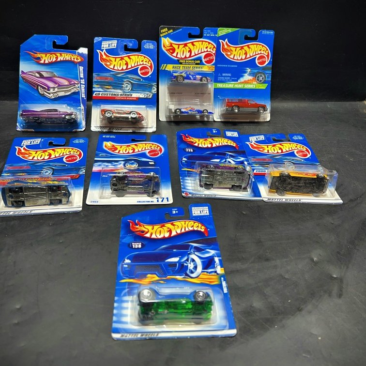 Hot Wheels Carded Cars Lot, 1990s–2000s Series