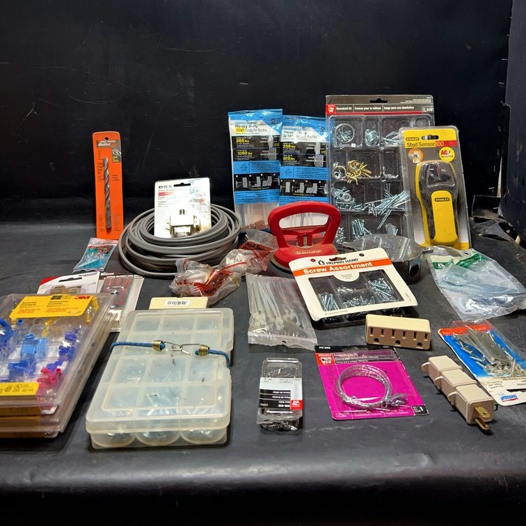 Hardware & Electrical Supply Lot, Mixed Brands