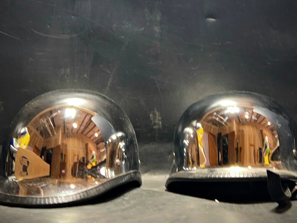 Chrome Motorcycle Helmets, Size L