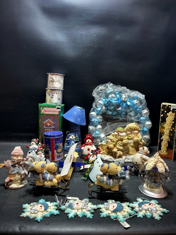 Snowman and Reindeer Decorations
