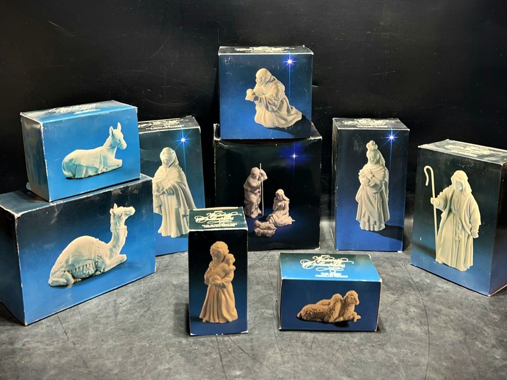 Avon Nativity Collectibles Porcelain Set, Boxed