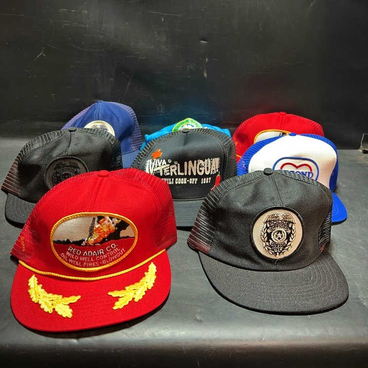 8 Vintage Mesh Snapback Hats