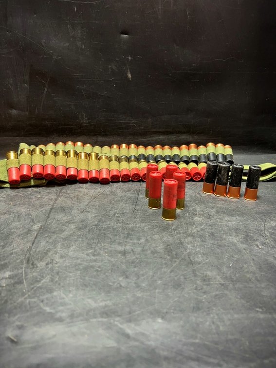 12-Gauge Shotgun Shells With Bandoliers