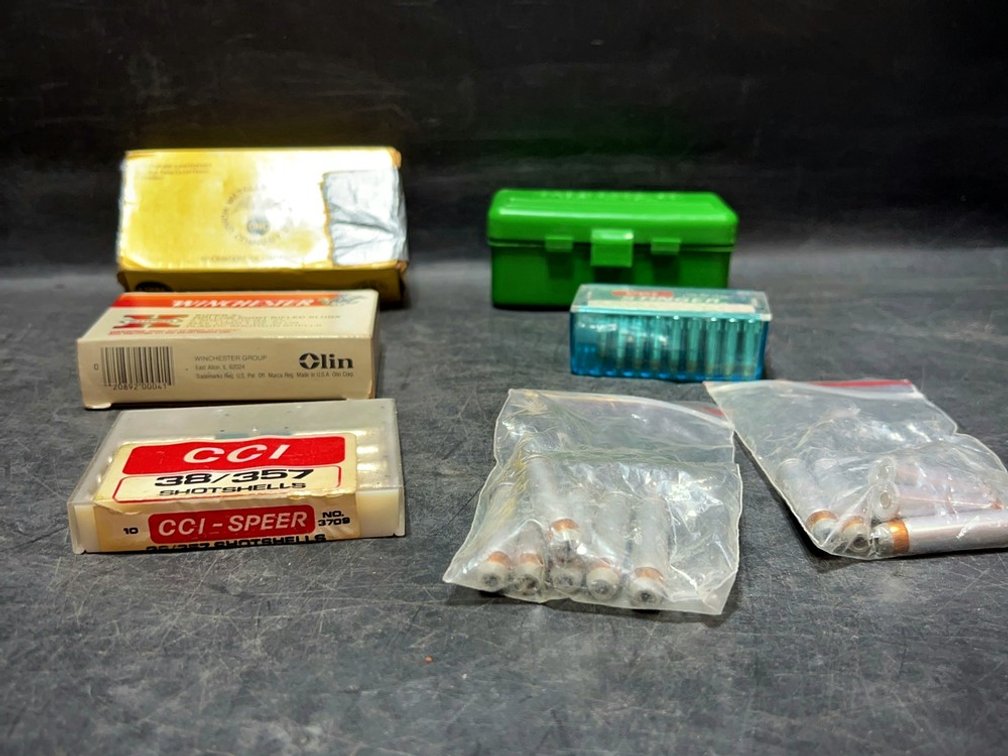 Ammunition Lot: .38/.357, .22LR, 12 GA, .38 Special