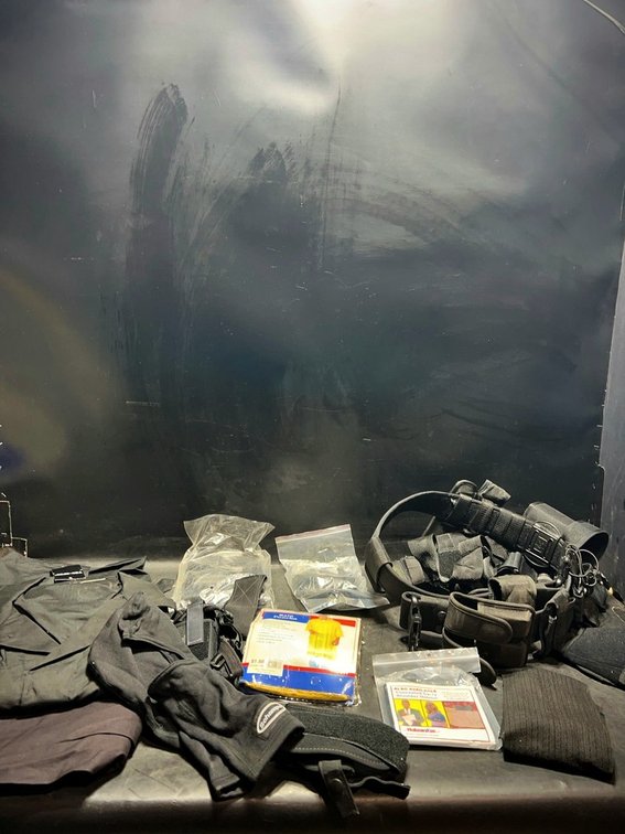 Tactical Gear Lot With Tru-Spec Uniform, Holsters
