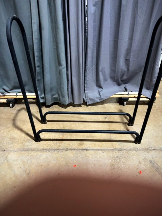 Black Metal Bike Rack 52x28x12 Inches