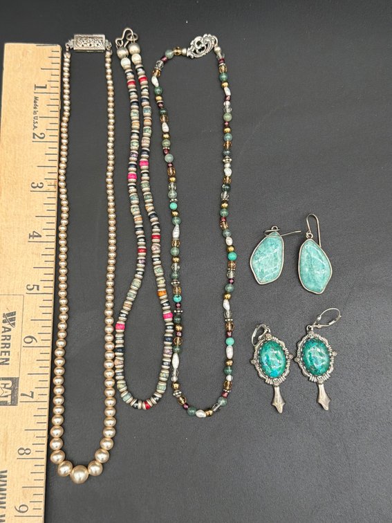 Sterling Silver and Turquoise Jewelry Lot