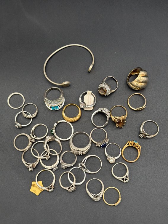 Costume Jewelry Rings and Bracelet