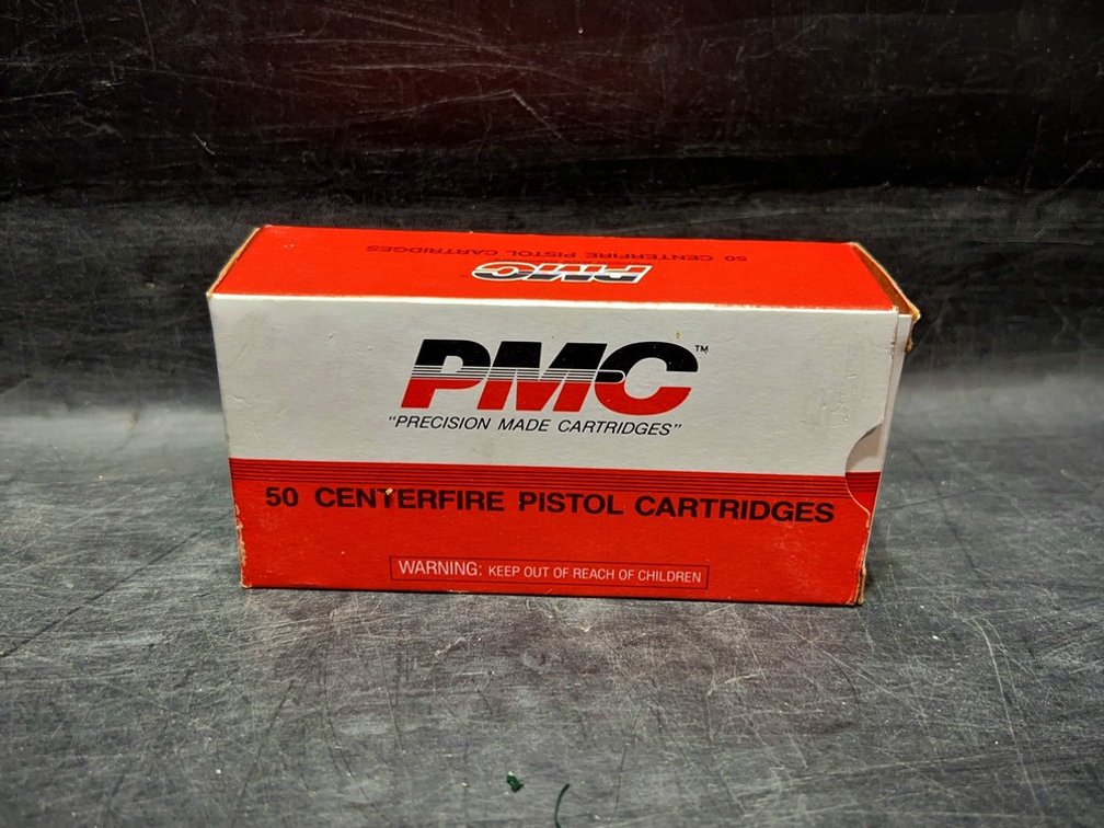 PMC 50 Centerfire Pistol Cartridges Box