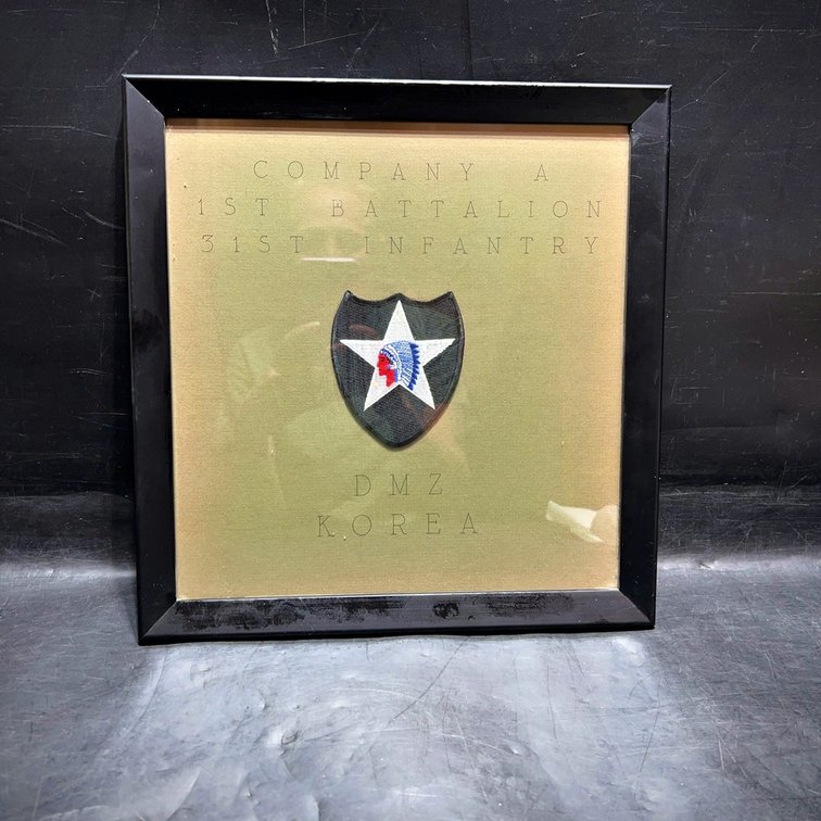 1st Battalion 31st Infantry DMZ Korea Framed Patch