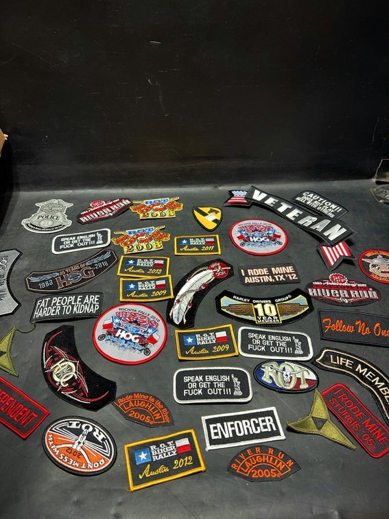 Harley HOG ROT Rally Biker Patch Collection