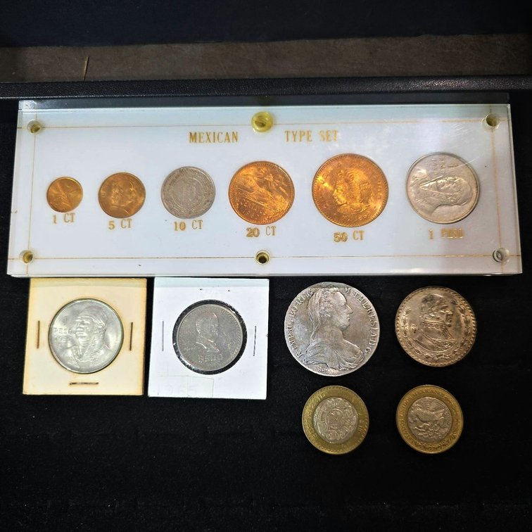 Mexican Type Set Coins Mixed Lot Assortment
