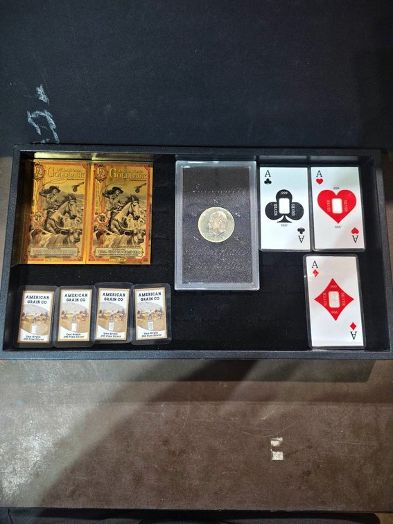 Goldback Notes, Silver Grains, Coin, Silver Cards