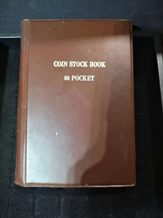 Coin Stock Book With Early Counterfeit Coins