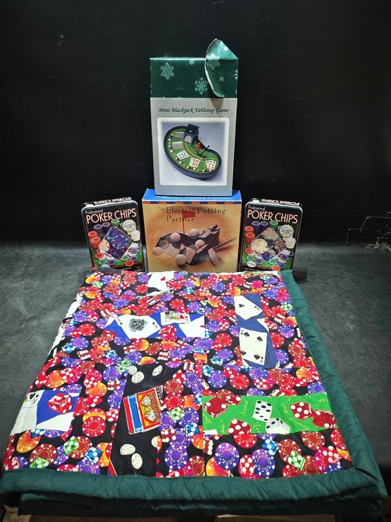 Poker Game Set With 40" Matt and Tabletop Games