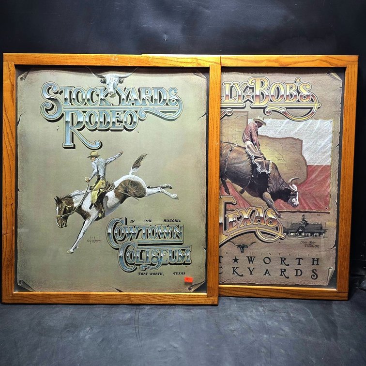 Stockyards Rodeo & Billy Bob's Prints, 23x26in