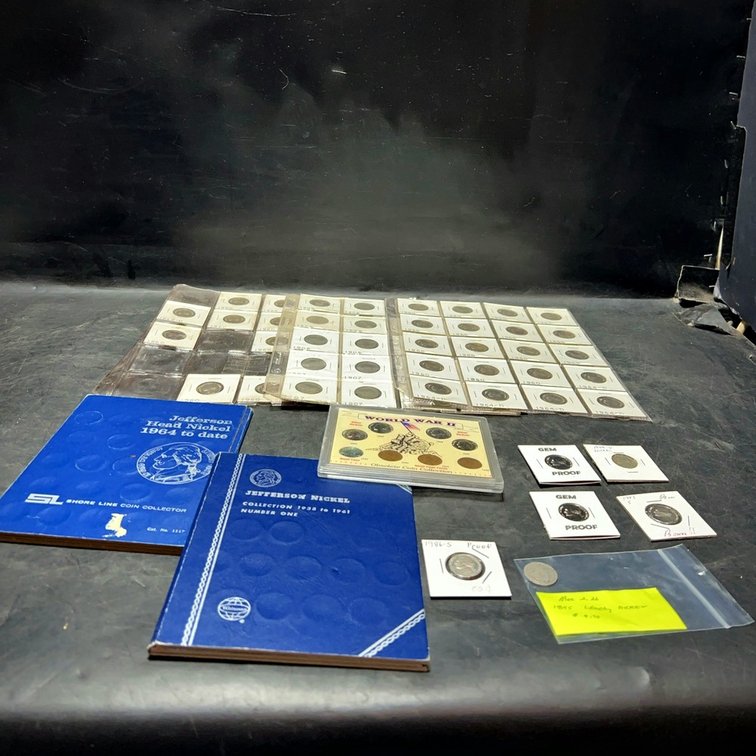 Jefferson Nickel Coin Collection 1907-1985