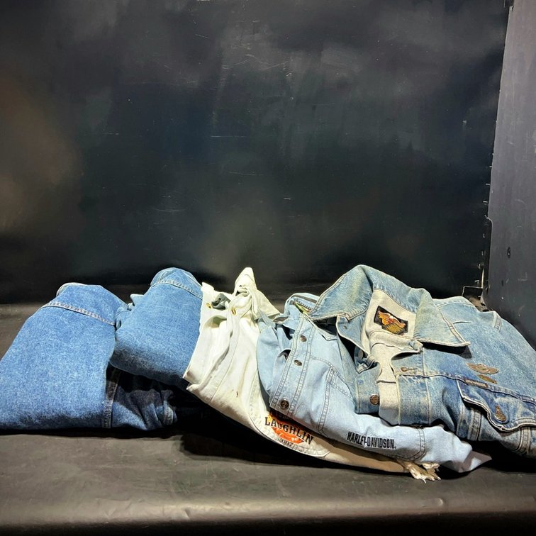 Harley-Davidson & Denim Jacket Shirt Lot