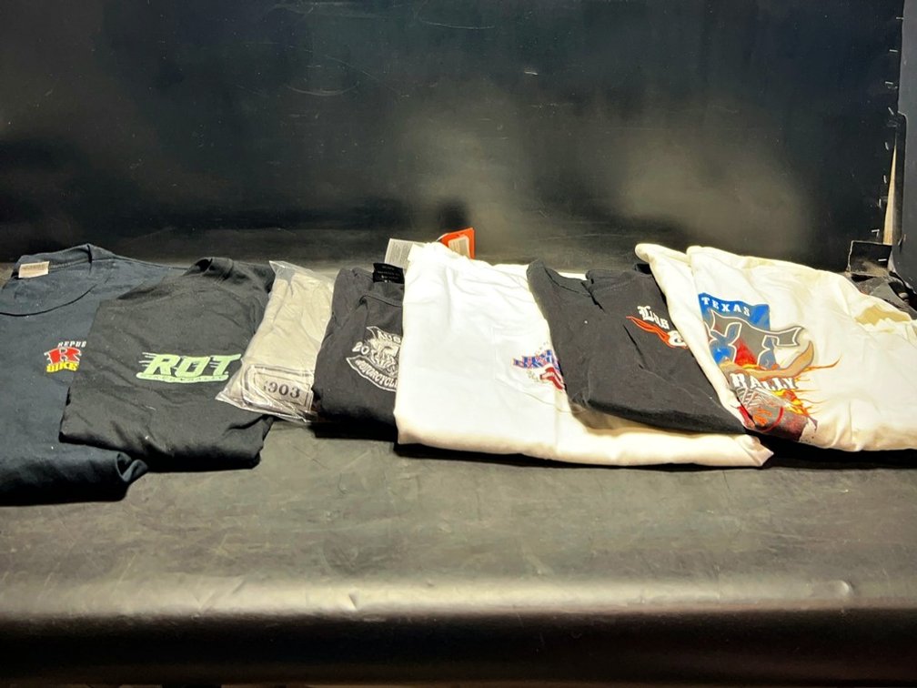 Harley-Davidson & ROT Biker Rally T-Shirts Lot