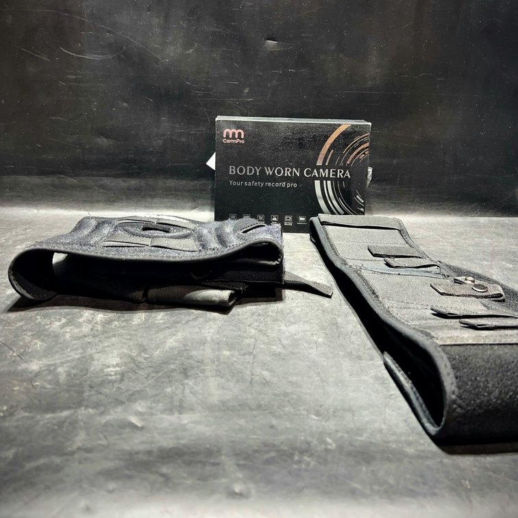 Mueller Knee Brace, Holster Set & CamPro Camera