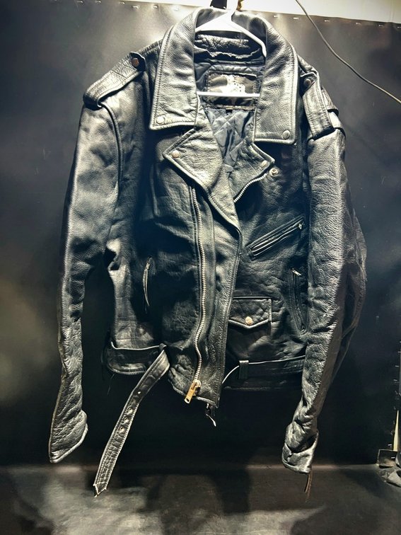 S&S Cycle Leather Motorcycle Jacket Size 50