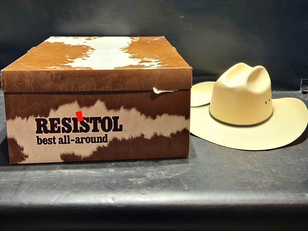 Resistol Straw Cowboy Hats in Box