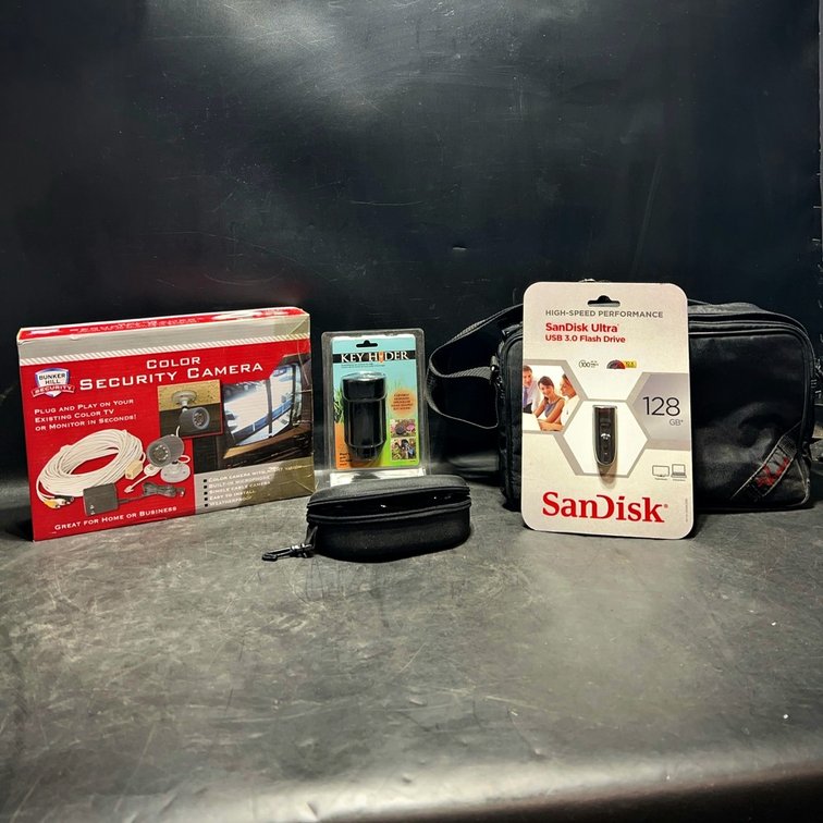 Home Security Bundle With TV, Camera, Flash Drive