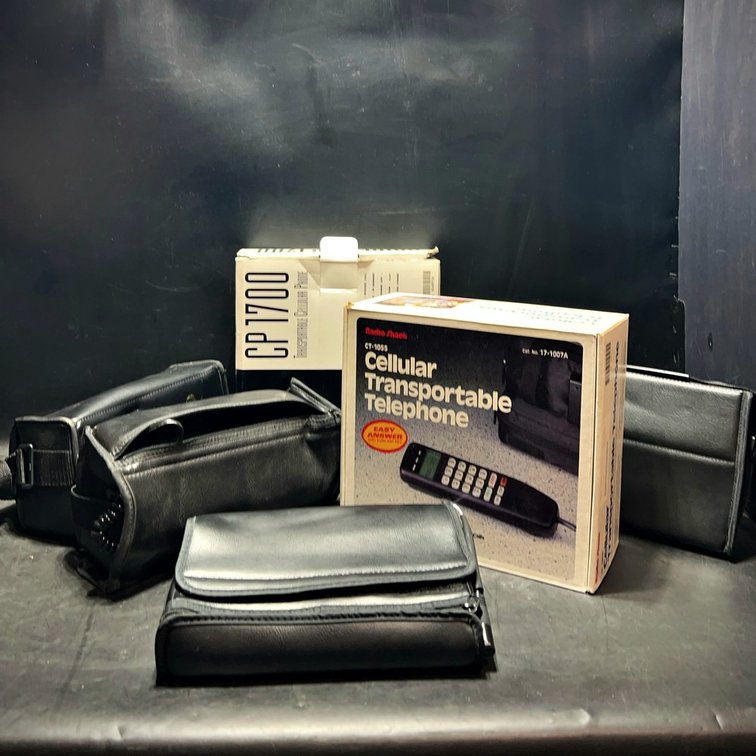 Radio Shack and Uniden Cell Bag Phones in Boxes