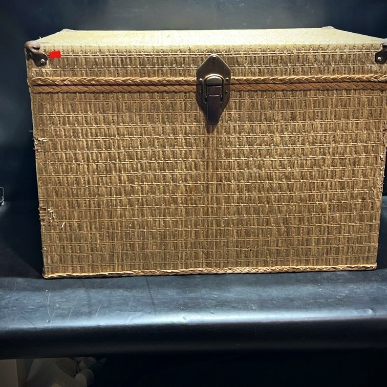 Redmon Woven Storage Chest With Latch