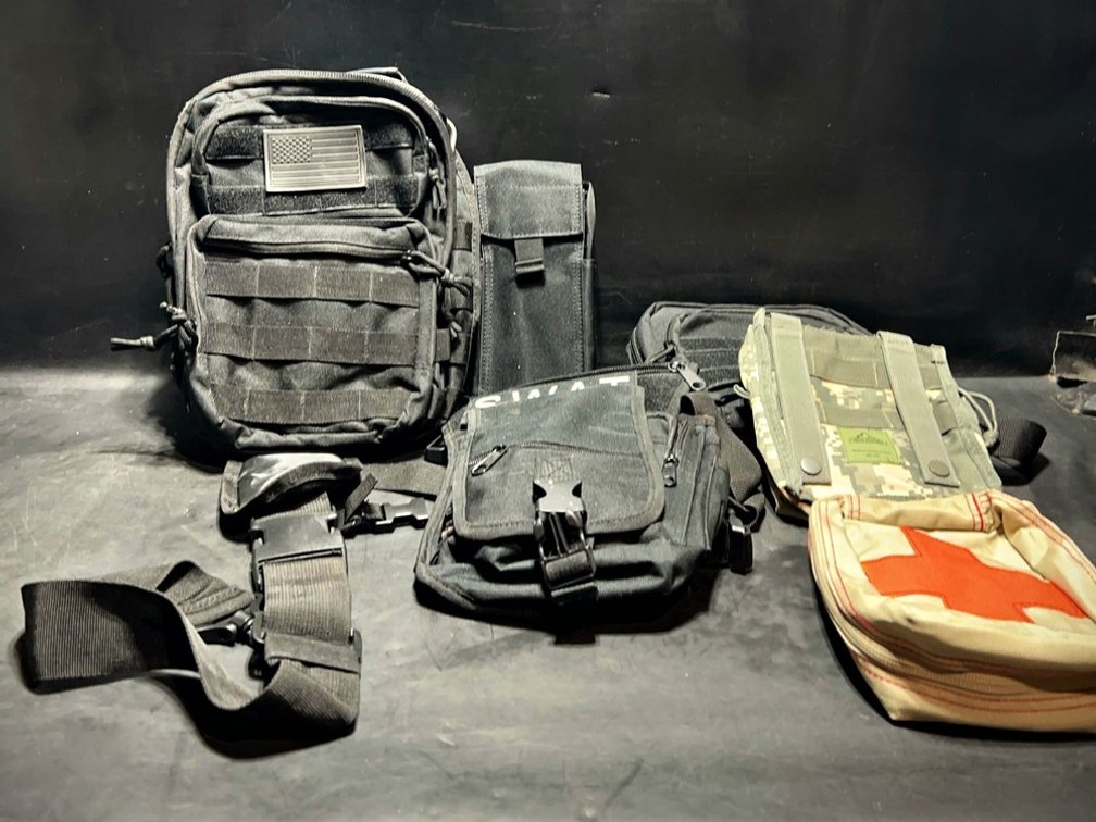 Tactical Pouch Lot: SWAT, Red Rock, First Aid