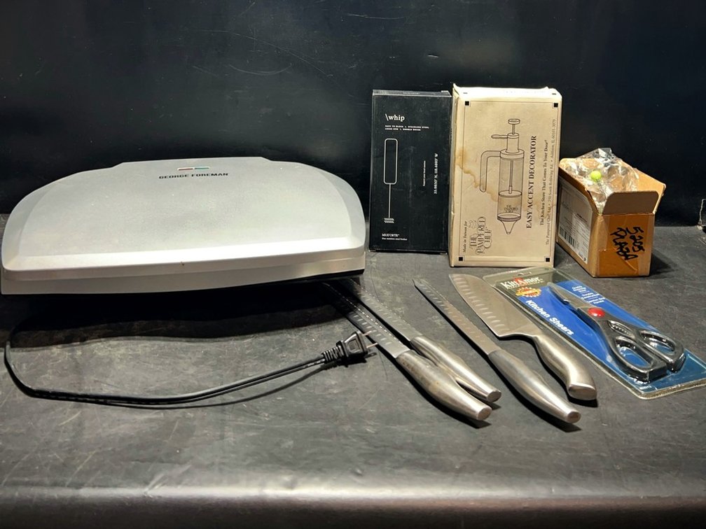 George Foreman Grill & Kitchen Accessories Set