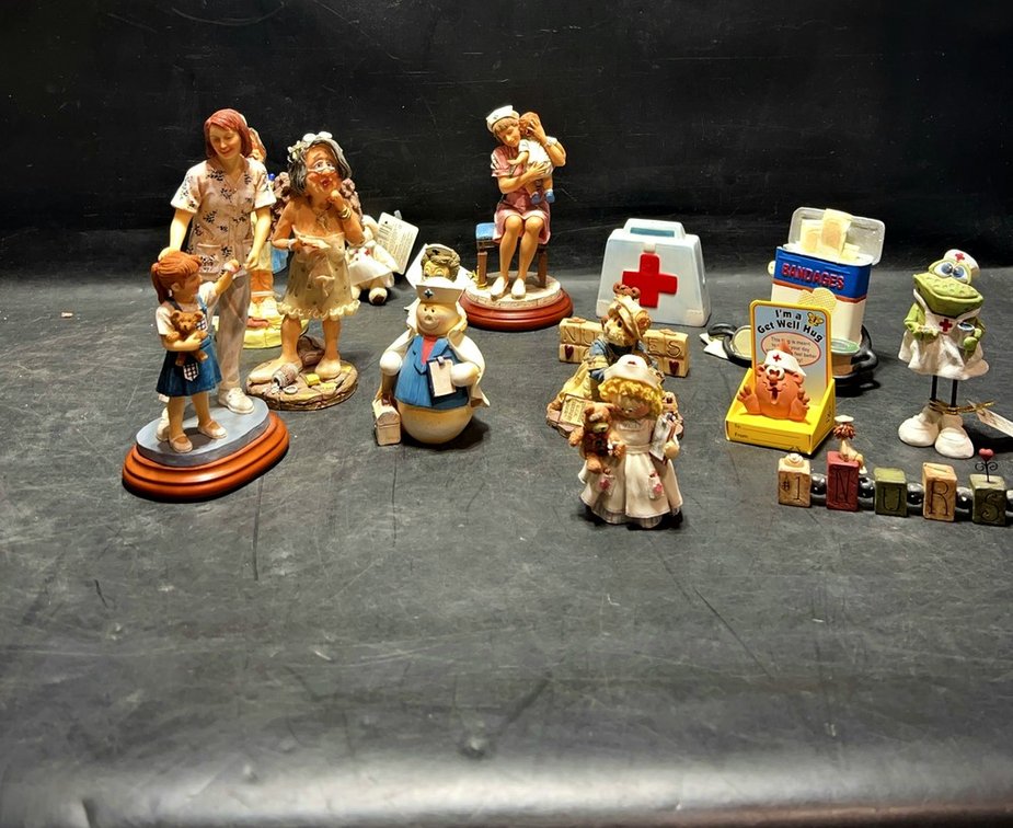 Nurse-Themed Figurines Collection 12pcs