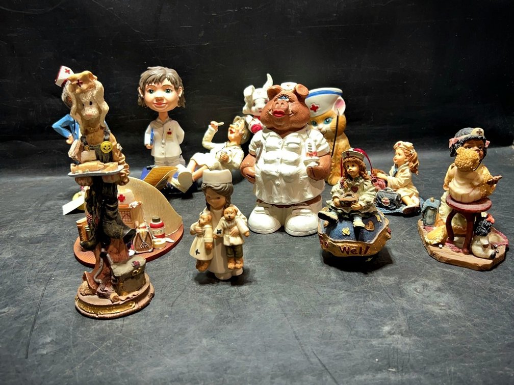 Nurse Figurine Collection Russ Boyds Flambro NBM