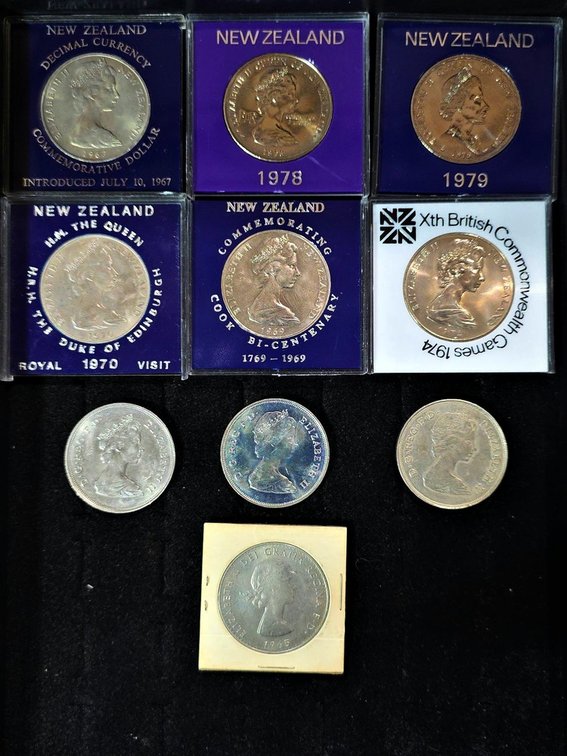 New Zealand Commemorative Dollar Coin Lot