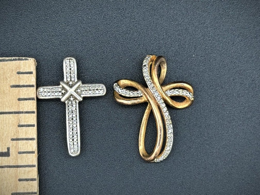 Sterling Silver 925 JTW Cross Pendant