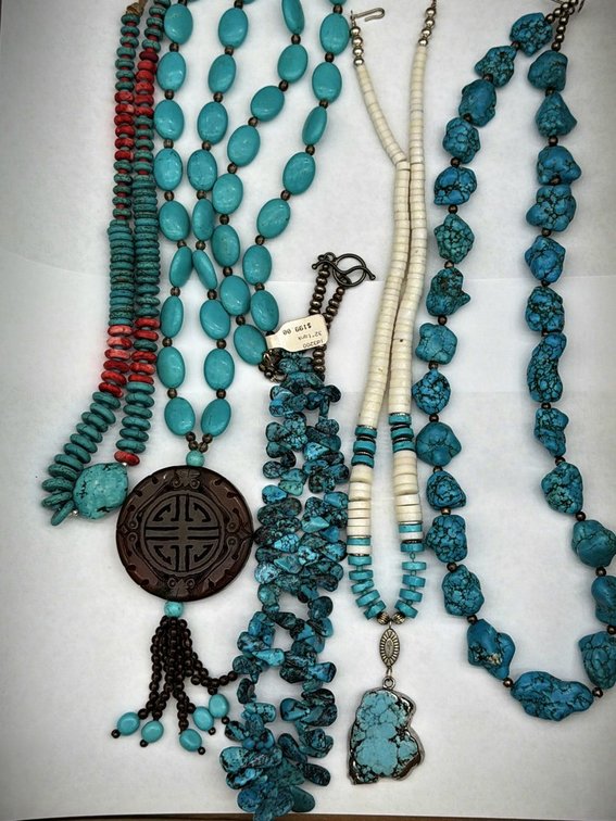 Turquoise and Bead Necklaces