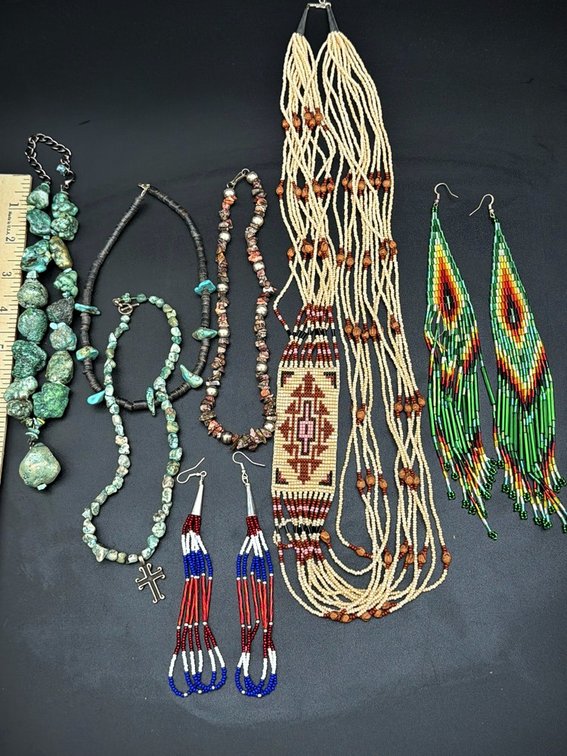 Southwestern Style Beaded Jewelry Lot