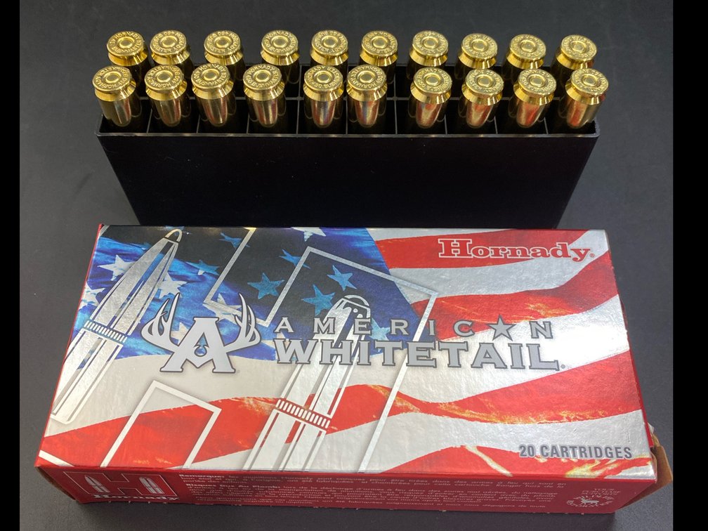Hornady American Whitetail 450 Bushmaster 245 gr SP 20 Cartridges 