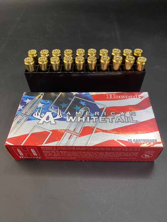 Hornady American Whitetail 450 Bushmaster 245 gr SP 20 Cartridges 