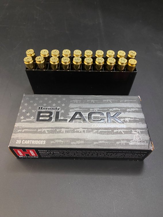 Hornady Black 450 Bushmaster 250 gr FTX 20 cartridges 