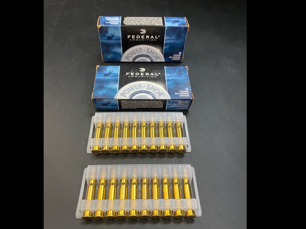 Federal Power-Shok 30-30 Win. 150 Grain 20 centerfire Rifle Cartridges two boxes