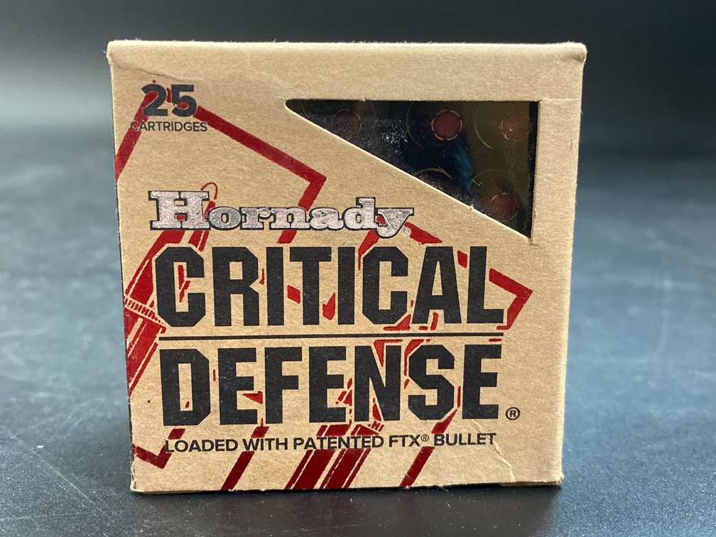 Hornady 38 SPL +P 110 Gr FTX Critical Defense 