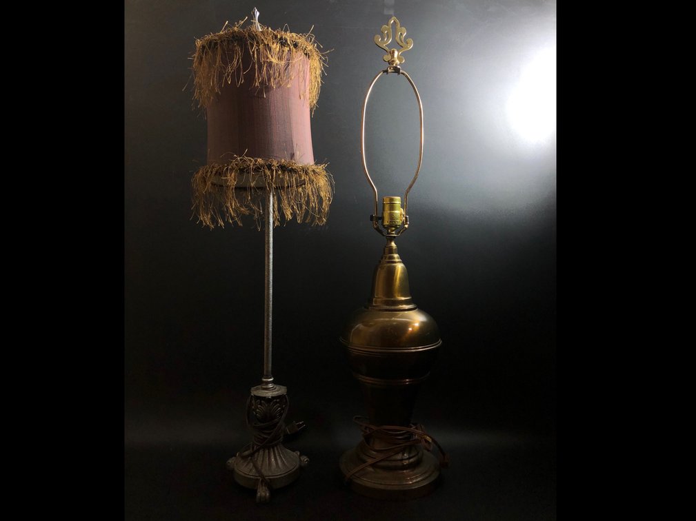 32” tall electric lamps 