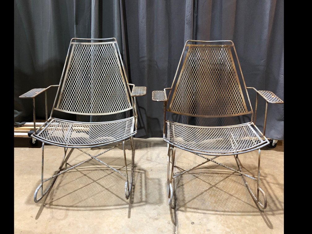 Metal Wire Rocking Chairs 29”x34”